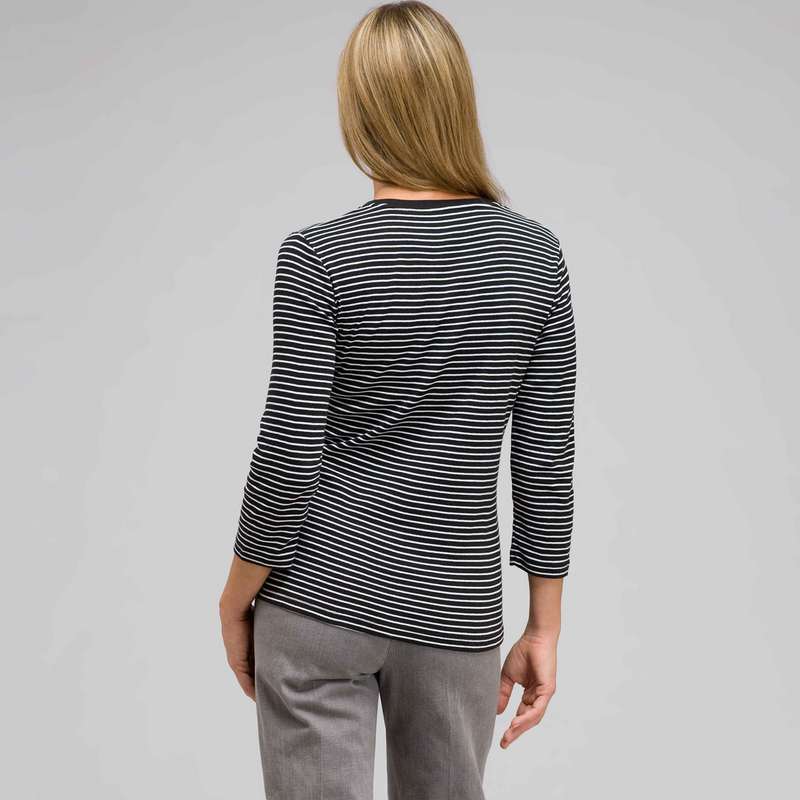 3/4 Sleeve V-Neck Top, , large