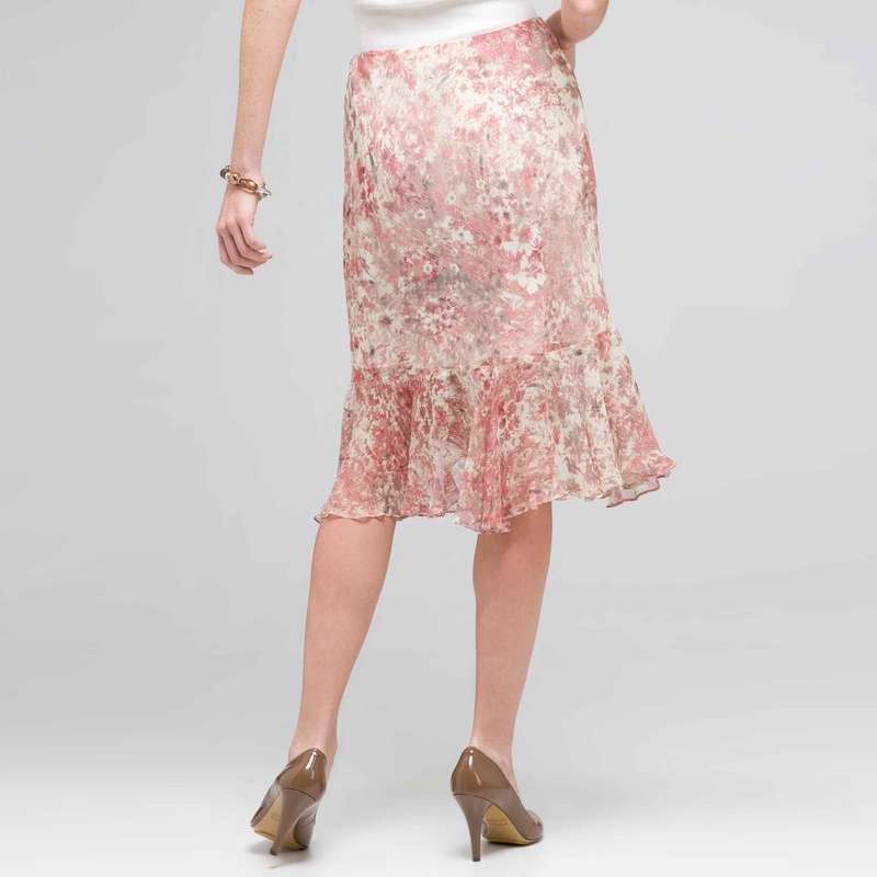 Long Ruffle Skirt, , large