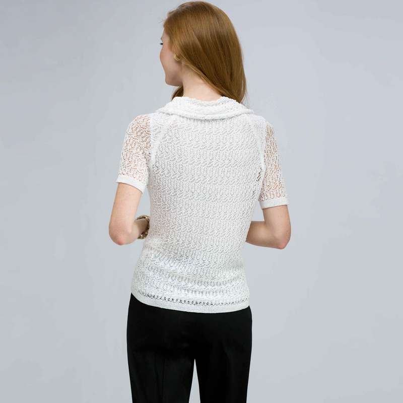 Cowl Neck Top, , large