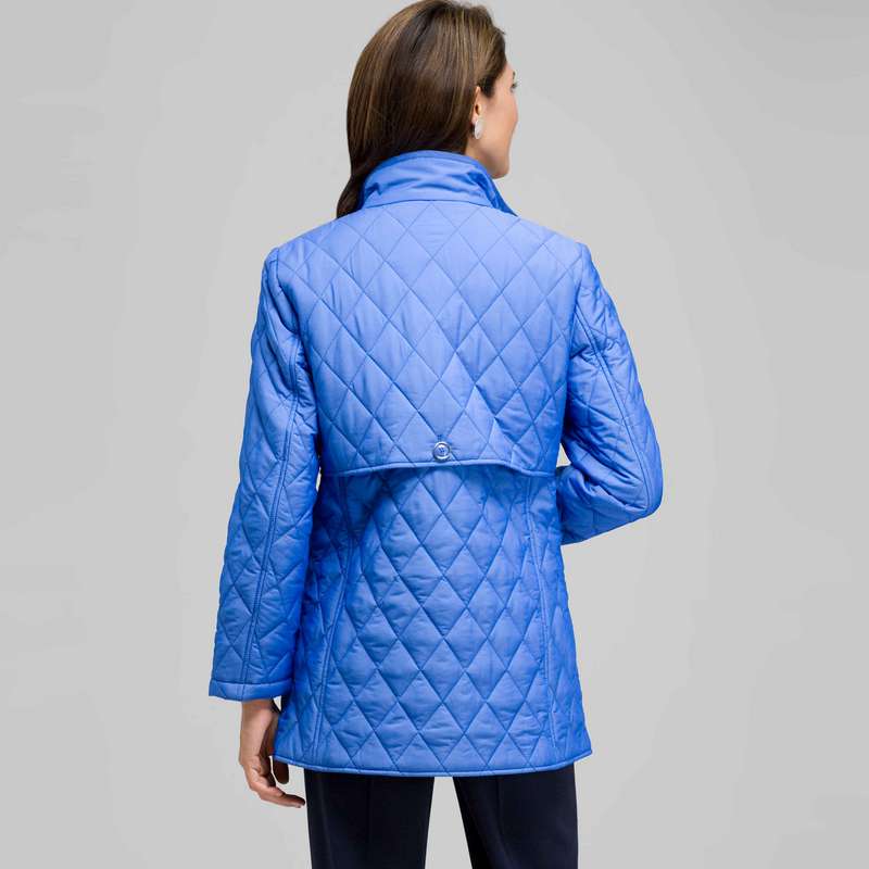 Quilted Car Coat, , large