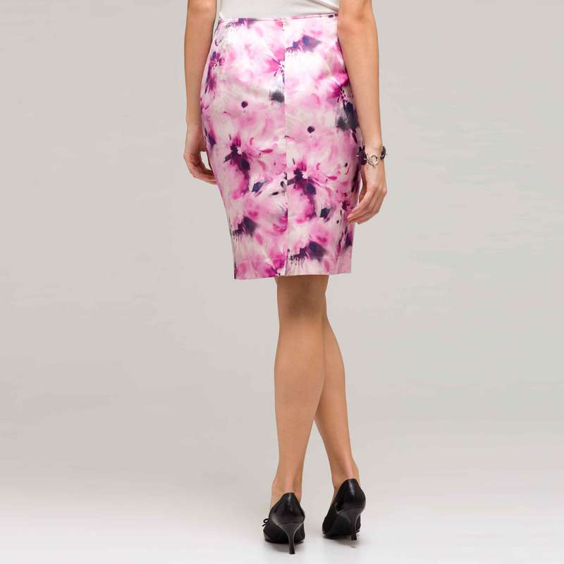 Floral Slim Skirt, , large