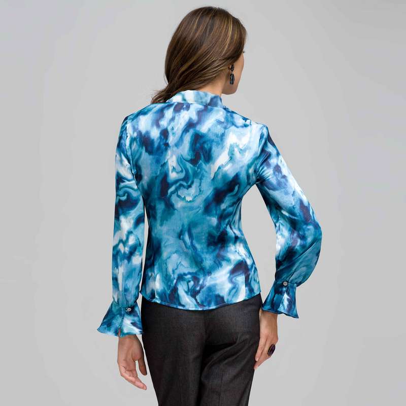 Ruffled Blouse, , large