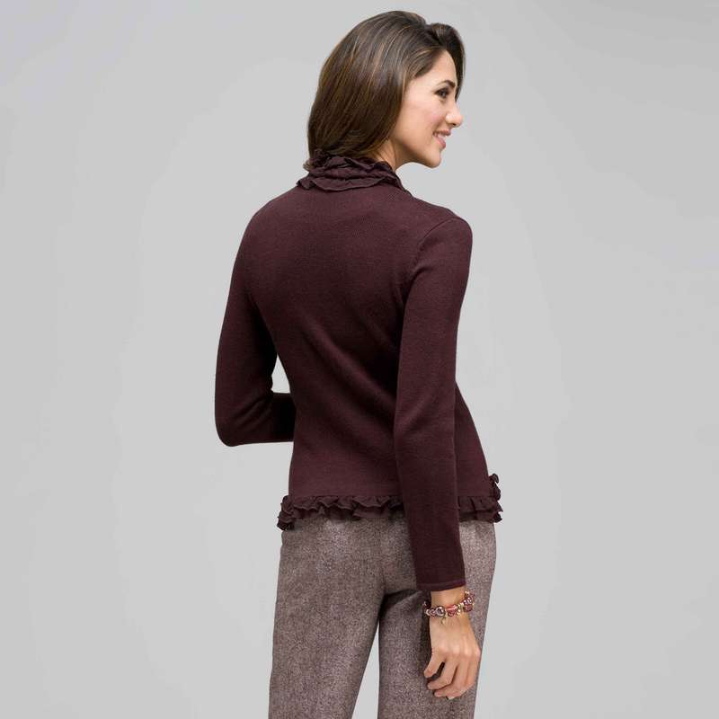 Braid Trimmed Cardigan, , large