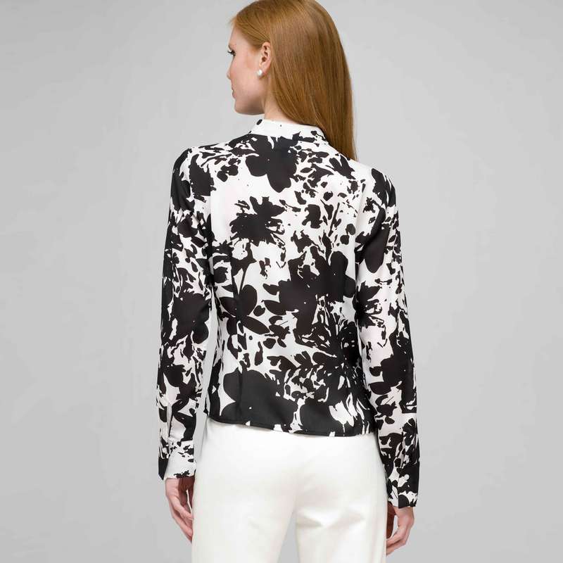 Floral Print Blouse, , large