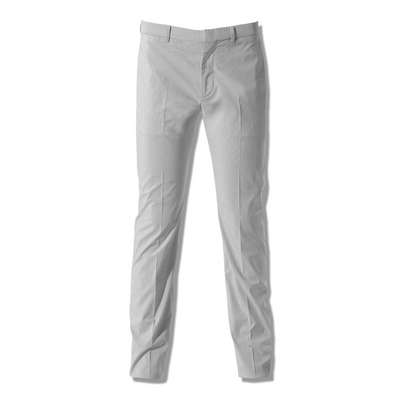 Straight Leg Stretch Trousers, White, medium