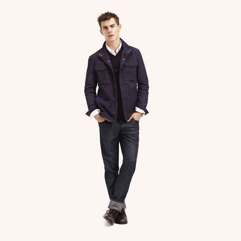 Refined Denim Pants, , large